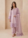 PC - 025 Stitched Cotton Suit with Nelo Kara Dupatta 3PC