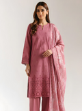 PC  - 088 CHICKENKARI 3 PIECE LAWN UNSTITCEHD SUIT